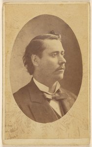 [Ongeïdentificeerde man in 3/4 profiel, in quasi-ovale stijl].