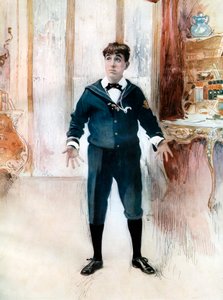 Weedon Grossmith in De Nieuwe Jongen, ca. 1902