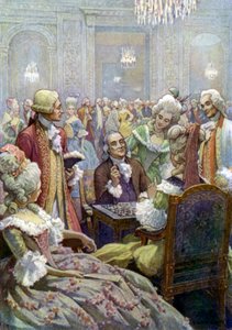 Benjamin Franklin aan het hof van Lodewijk XVI