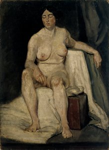 Vrouwelijk figuur zittend