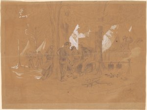 Kamp Ellsworth, Bij Alexandria—Vijf Zouaven
