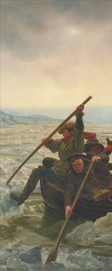 Washington steekt de Delaware-rivier over, 25 december 1776