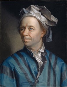 Portret van de wiskundige Leonhard Euler 1707-1783, 1753