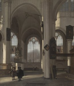 Interieur van een Kerk, c.1680 door Emanuel de Witte