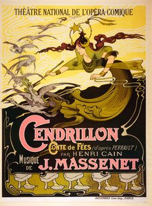 Assepoester (Cendrillon), 1899 sprookjesopera door Jules Massenet (12 mei 1842 - 13 augustus 1912) door Emil Bertrand