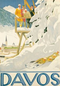 Davos door Emil Cardinaux