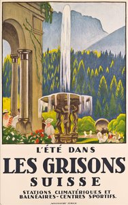 Zomer in Les Grissons, Zwitserland door Emil Cardinaux