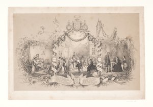 Herdenkingsblad over de terugkeer van de troepen na de oorlog 1848-1850 door Emil Ditlev Bærentzen