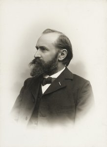 Portret van de componist en organist Otto Malling door Emil Hohlenberg