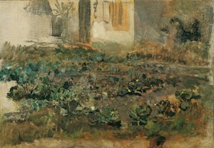 Koolraapveld door Emil Jakob Schindler