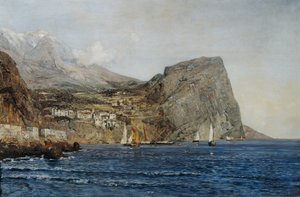 Kustlandschap in Dalmatië door Emil Jakob Schindler