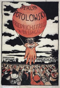 Poster voor de Potolowsky Handschoenenfabriek, 1897