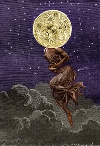 Gravure (door Emile Bayard) van Jules Verne