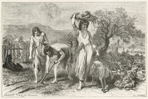 De tuinbouw in de Bronstijd door Emile Antoine Bayard