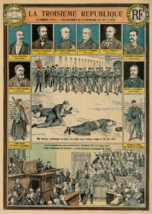 De Derde Republiek en haar presidenten van 1871 tot 1913 - de Commune van 1871 - Monseigneur Darbois, Aartsbisschop van Parijs, werd geëxecuteerd, doodgeschoten met andere gijzelaars op 28 mei 1871 - zitting van 16 juni 1871 in het Huis van Afgevaardigden door Emile Antoine Bayard