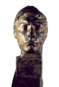 Hoofd van Apollo. Bronzen sculptuur door Antoine Bourdelle (1861-1929)