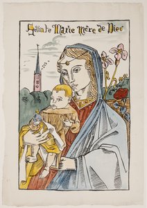 Heilige Maria Moeder van God met een lelie