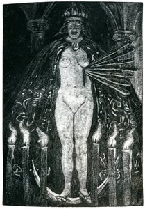 Illustratie voor Gedichten van Charles Baudelaire (1821-67) door Emile Bernard