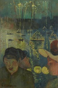 Nachtfestival, 1888 door Emile Bernard