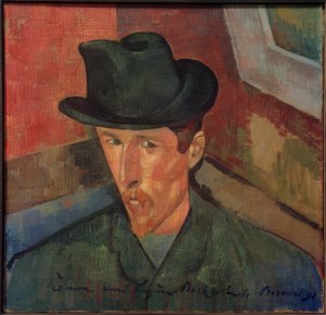 Portret Eugène Boch door Emile Bernard