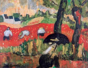Het Rode Veld, Pont Aven, c1887