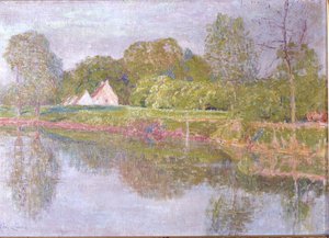 Landschap aan de Leie, Een Ochtend in Mei, 1902
