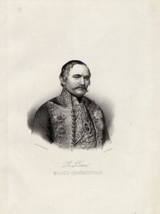 Milo Obrenovic I 1780-1860, Prins van Servië, ca. 1838