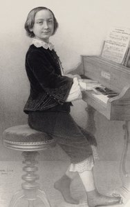 Portret van de violist en componist Henri Ketten 1848-1883 door Emile Desmaisons