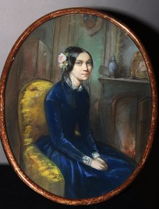 Portret van Idalia Poletika door Emile Francois Dessain