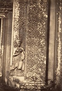 Decoratief detail van de Grote Pagode, 1866 door Emile Gsell
