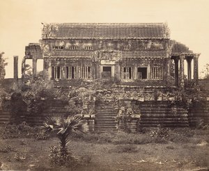 Grote pagode - noordelijk gebouwtje, 1866 door Emile Gsell
