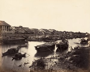 Vue de la Ville Chinoise Cholen Feuille No. 5, Saïgon, Cochinchine, 1866