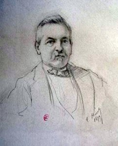 Félix Roguet (1823-1888) (A05) door Emile Hirsch