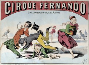 Cirque Fernando - Poster door Lévy, eind 19e eeuw