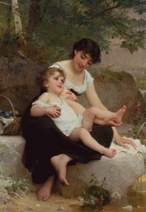 Moeder en Kind door Emile Munier