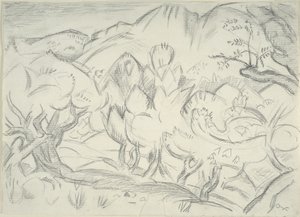 Landschap, Cassis door Emile Othon Friesz