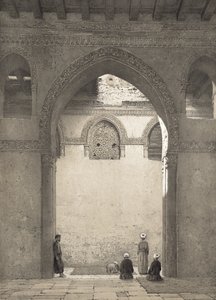 Moskee DAhmed-Ibn-Toulon, gegraveerd door Philippe Benoist (1813-1905) 1877