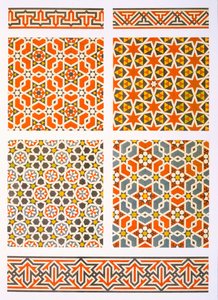 Caïro: Geometrische muurschildering, 15e en 16e eeuw