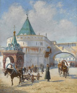 Uitzicht op Moskou
