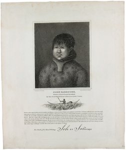 John Sakeouse, een inwoner van Jacob Sound, Groenland, de eerste Eskimo die in dit land bekend was, 1816 door Emilia Anderson
