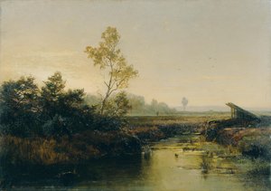 Moorlandschaft door Emilie Mediz Pelikan