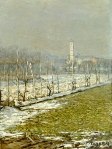 Landschap. Winterzon door Emilio Longoni
