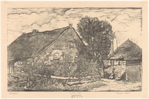 Boerderij met hooischuur