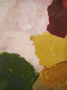 Abstracte kleurharmonie door Emily Tingey