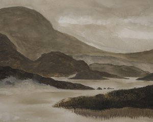 Misty Mountain Lake door Emily Tingey