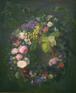 Een bloemenkrans