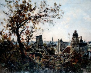 De Toren van Chevalot in de avond