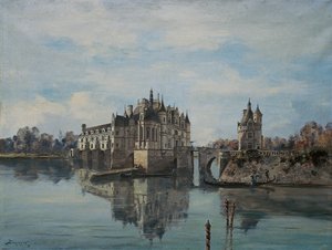 Het kasteel van Chenonceau, augustus 1891