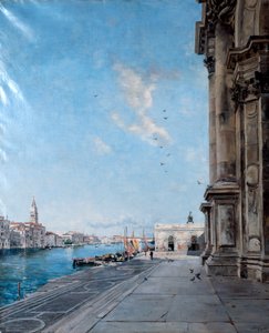 Uitzicht vanaf de kerk van Madonna della Salute, 1892