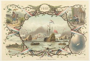 De Tocht naar Chatham en de verovering van de Royal Charles, 1667 door Emrik and Binger